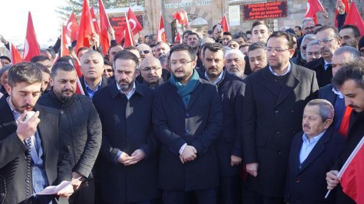 Nevşehir’de cuma namazı sonrasında Kudüs protestosu