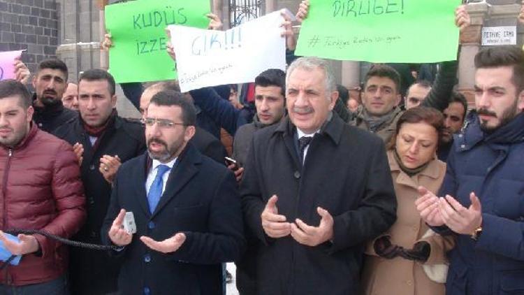 Kars ve Vartoda Kudüs protestoları