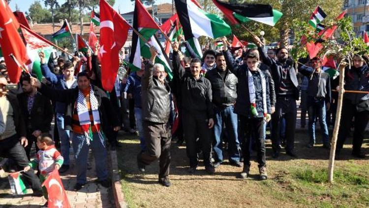 Reyhanlı’da ABD ve İsrail protesto edildi