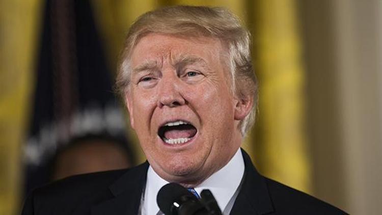 Trump bunadı mı dişleri mi gevşedi