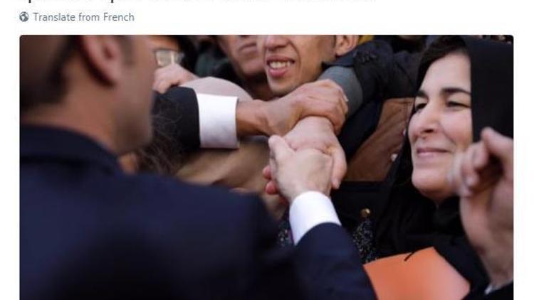 Macronun paylaşımı Cezayirlileri kızdırdı