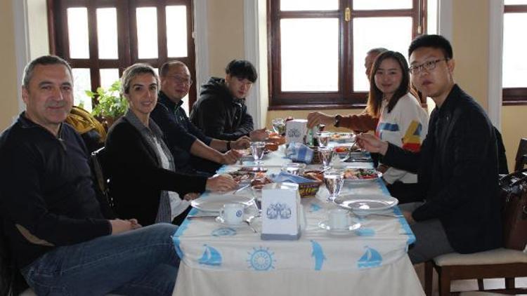 Çinli misafirler Bergamayı gezdi