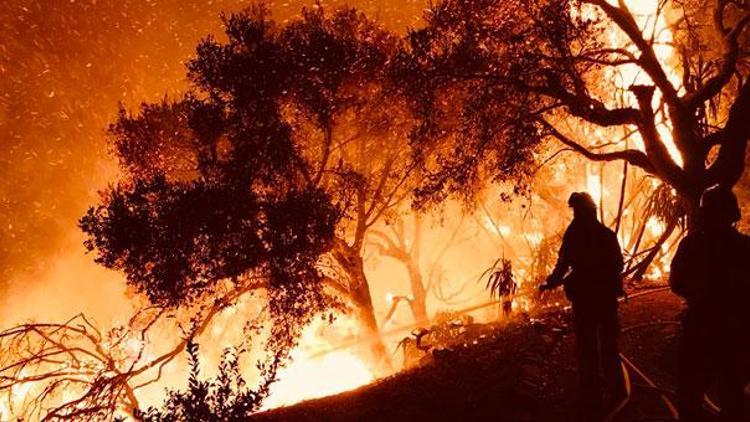 Kaliforniyadaki yangın bir haftadır söndürülemedi