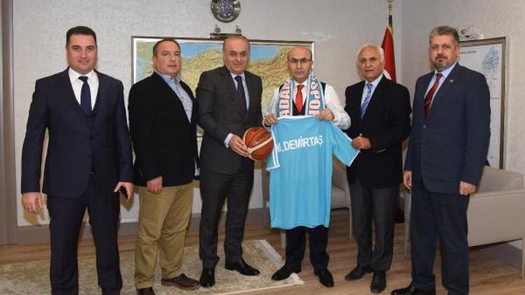 ASKİ Spor Kulübü, Vali Demirtaş’ı ziyaret etti