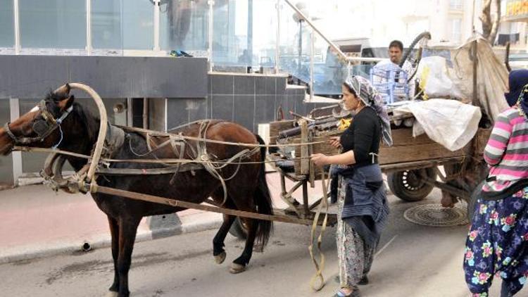 Ata çarpmamak isterken kaza yaptı