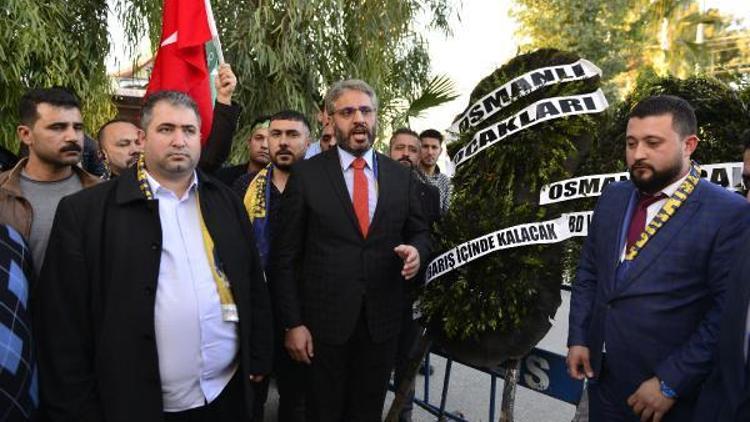 Osmanlı Ocaklarından İncirlik Üssü önünde Kudüs protestosu