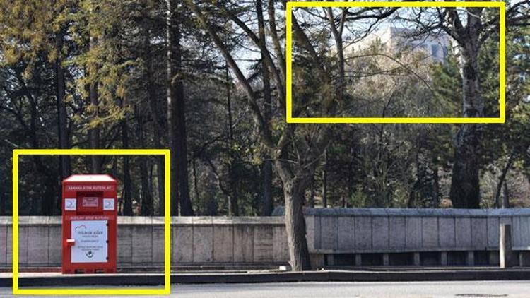 Anıtkabirin yanına Giysibank Ankarada tepki çekti, Kızılaydan açıklama geldi