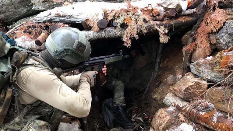 Amanoslarda PKKya ait erzak deposu bulundu