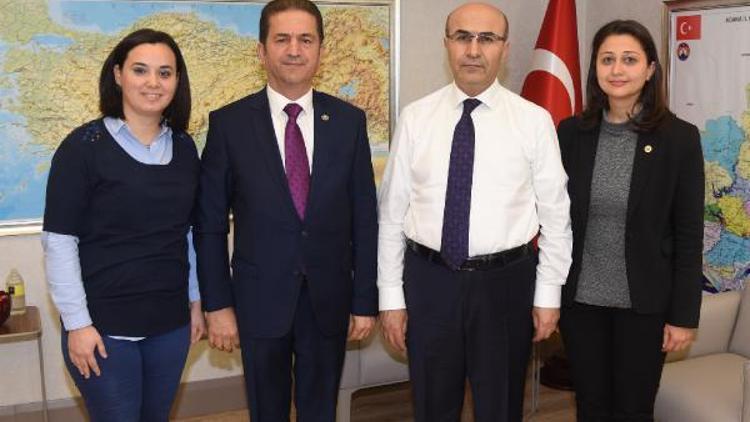 Yüreğir Ziraat Odası Başkanı Mehmet Akındoğan, Vali Mahmut Demirtaşı ziyaret etti