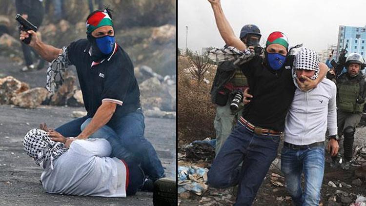Son dakika Filistinden şok fotoğraflar Yüzleri maskeli İsrailli askerler sahnede