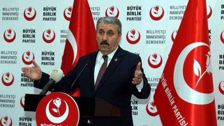 Destici: İsrail’e, ABDye ve emperyalist güçlere yaptırım uygulanmalı