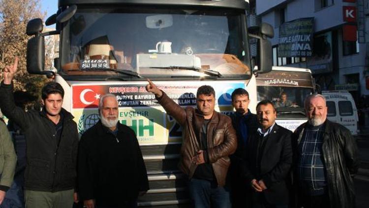 Nevşehir’den Suriye’ye 204cü TIR yola çıktı