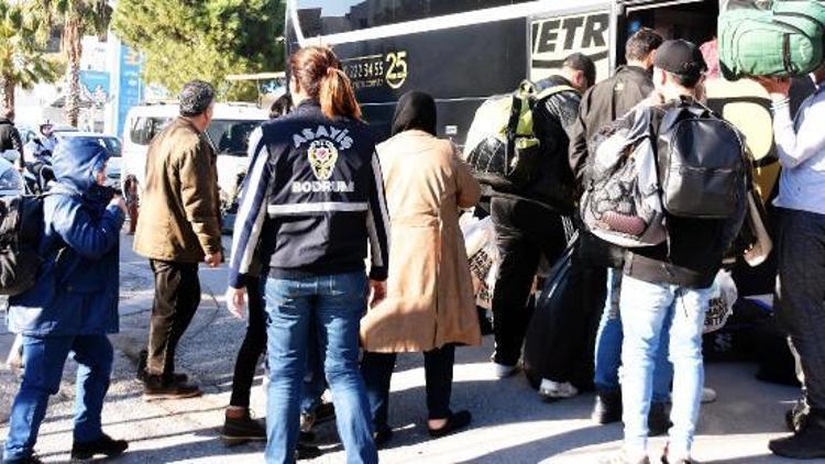 Bodrumda otel denetiminde 23 Suriyeli kaçak yakalandı