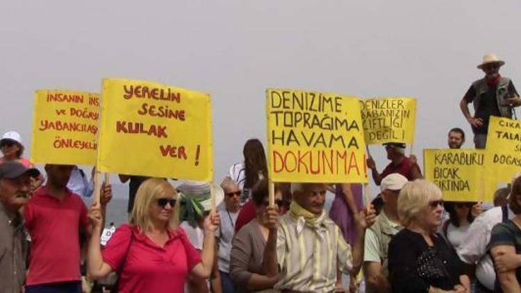 Karaburunda balık çiftliği projesinin ÇED raporuna vize çıkmadı