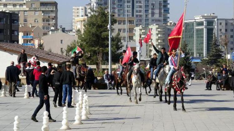 Mardinli gençlerden Rahvan atlarıyla Kudüs nöbeti