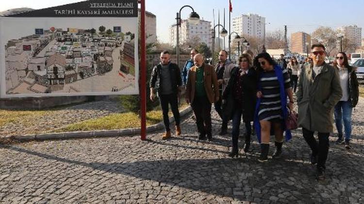 Turizmciler ve Hürriyet gazetesi yazarları Kayseride