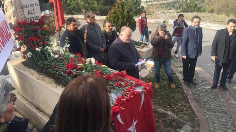 Yarbay Ali Tatar mezarı başında anıldı