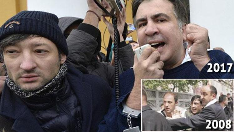 Saakaşvili ve taraftarları polisle çatışıyor...