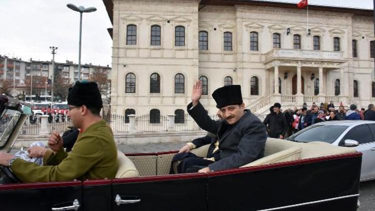 Sivasta temsili Atatürke uğurlama töreni