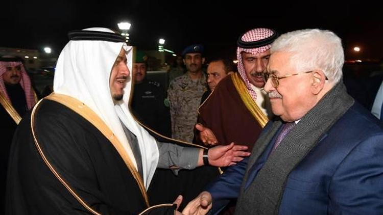Filistin Devlet Başkanı Abbas Suudi Arabistanda