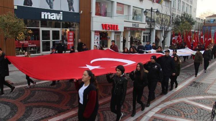 Atatürk’ün Edirne’ye gelişinin 87’nci yıl dönümü kutlandı