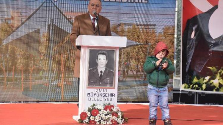 Bornovadaki parka Şehit Jandarma Üsteğmen Ömer Bozkurtun adı verildi