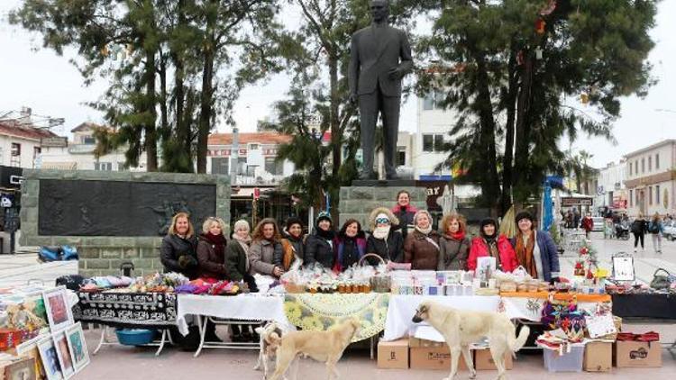 Ayvalıkta sokak hayvanları yararına kermes