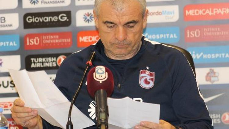 Trabzonspor Teknik Direktörü Çalımbay: Bizim için lig ikinci yarı başlayacak