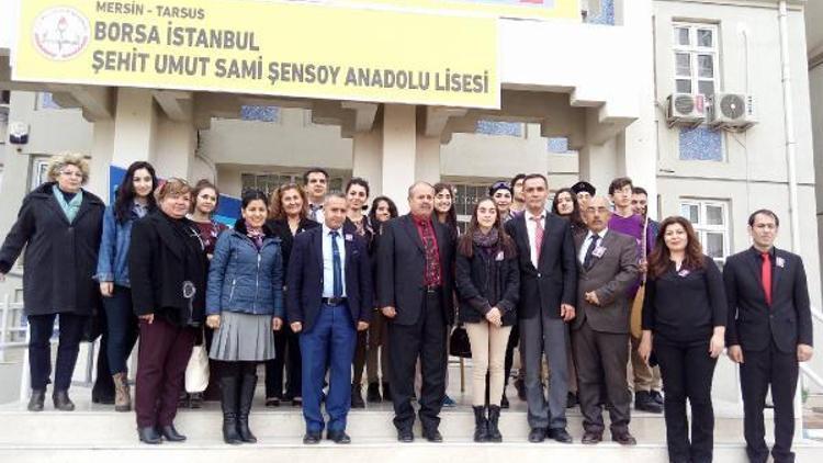 Öğrenci ve öğretmenler, şehit astsubay Şensoyu andı