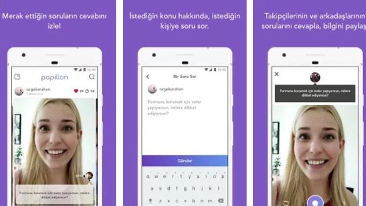 Türk mobil uygulaması Papillon yeniden yayında