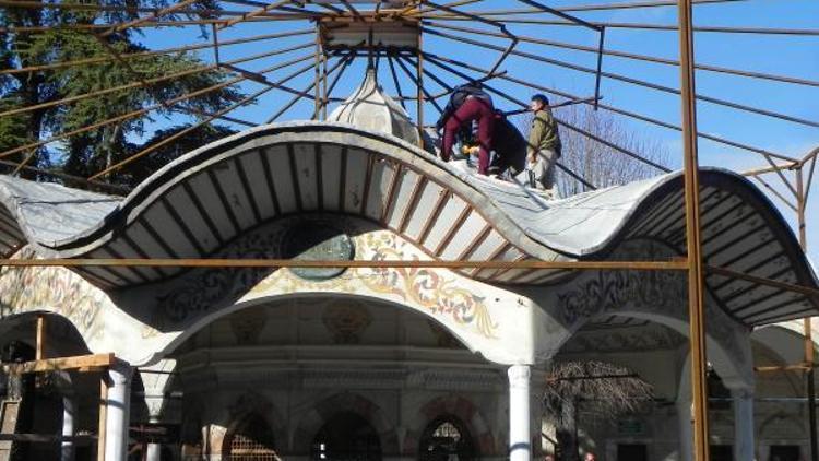 Mimar Sinan’ın eseri şadırvanın restorasyon çalışmaları başladı