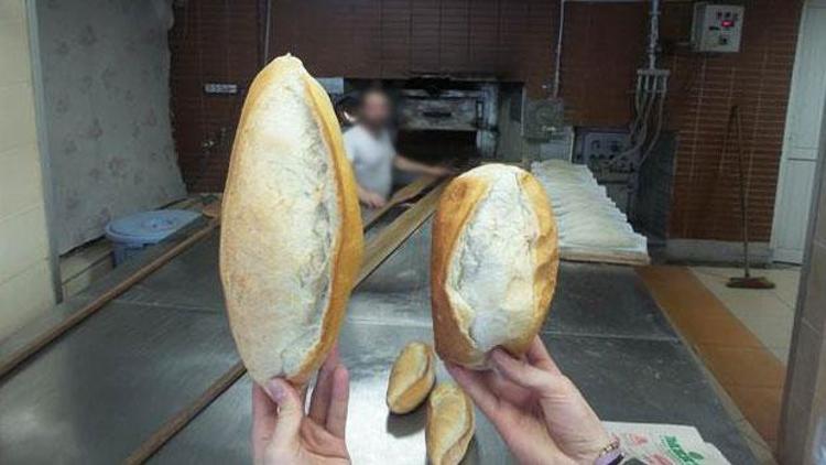 Ekmek oyununa dikkat Fırından alınca 250 gram, eve gidince 190 gram