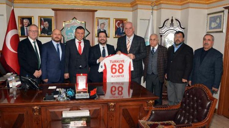 Hentbol Federasyonundan Aksaray Belediyesine teşekkür