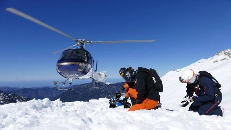 Kaçkarlarda helikopterli kayak sezonu açılıyor