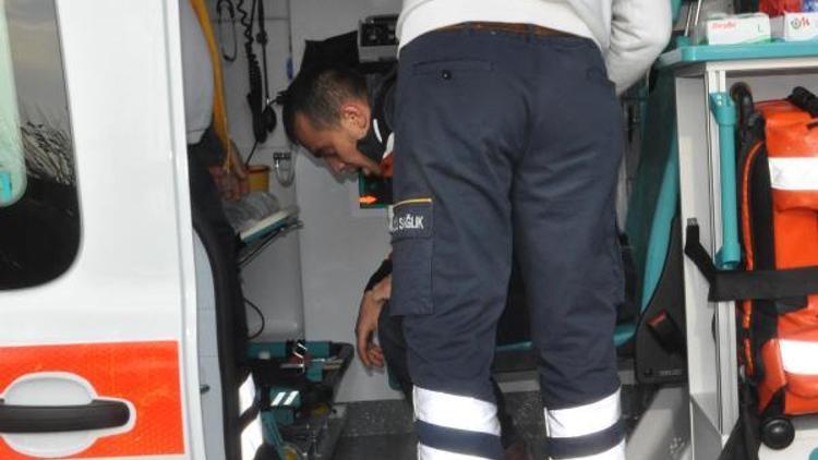 Tamircide otomobil LPG tankından sızan gaz parladı: 1 yaralı