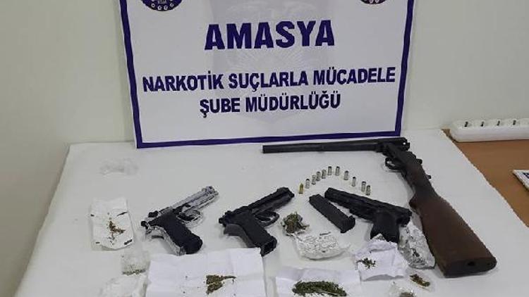 Amasya merkezli uyuşturucu operasyonu: 10 gözaltı