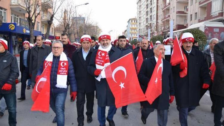 Niğde’de Sarıkamış şehitleri için yürüyüş düzenlendi