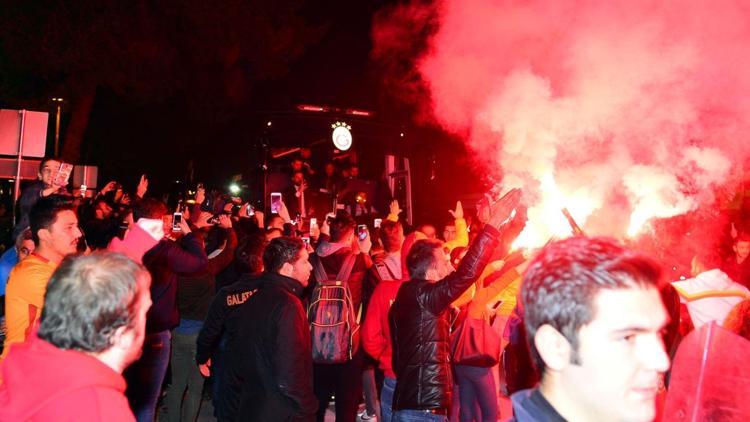 Galatasaray kafilesi Antalyada