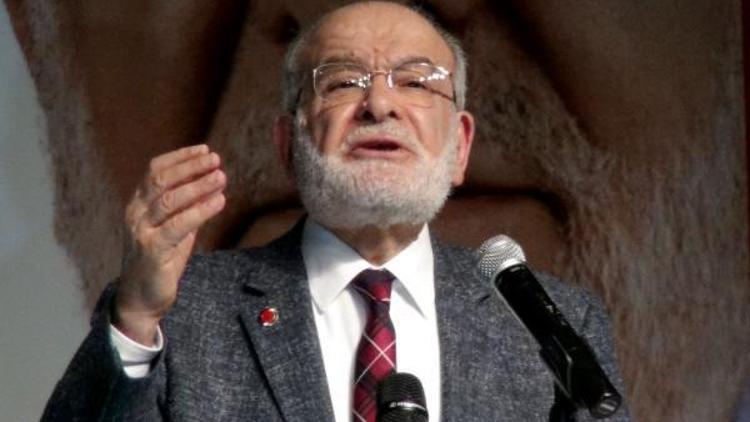 Karamollaoğlundan Cumhurbaşkanı Erdoğana 100 bin imza yanıtı