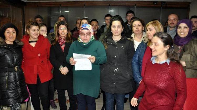 Zonguldakta kadroya geçemeyen taşeron işçiler Cumhurbaşkanından destek istedi