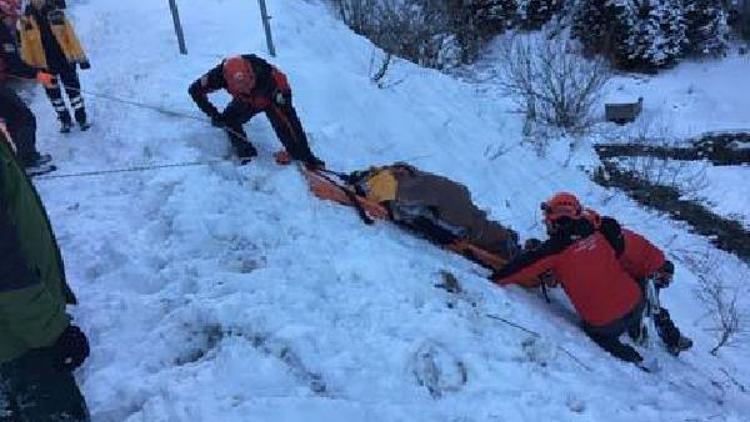 Ovit Dağı’nda otomobil yamaçtan yuvarlandı: 4 yaralı