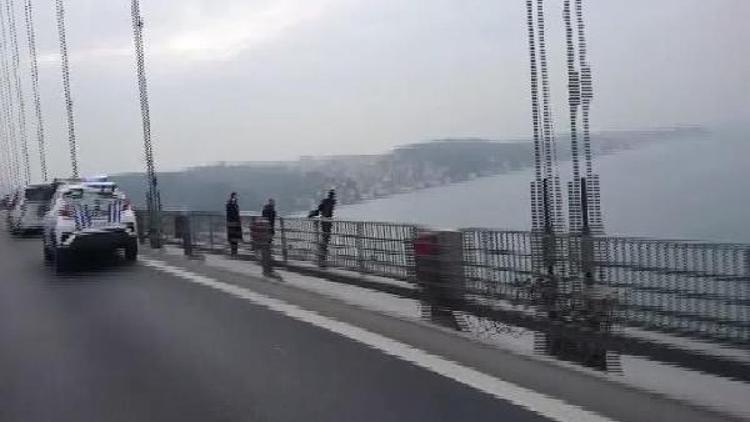 15 Temmuz Şehitler Köprüsünde intihar girişimi (1)