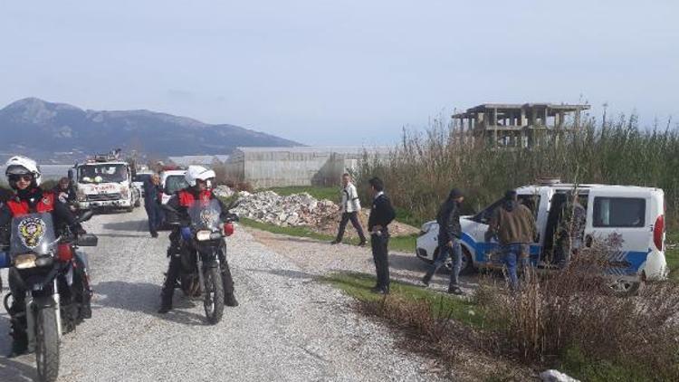 Çalılıklara saklanan şüpheli, göz yaşartıcı gazla yakalandı