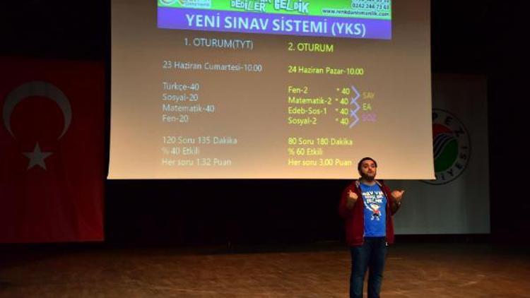 Öğrencilere motivasyon semineri