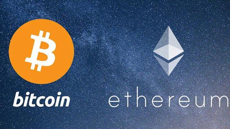 Ethereum ve bitcoin haftanın ilk günü düşüyor