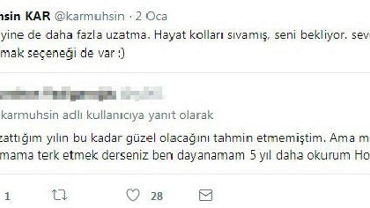 Rektör ve öğrenciler arasında gülümseten Twitter diyaloglar