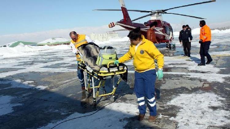 Ambulans helikopter, 1 yılda 195 kez havalandırıldı