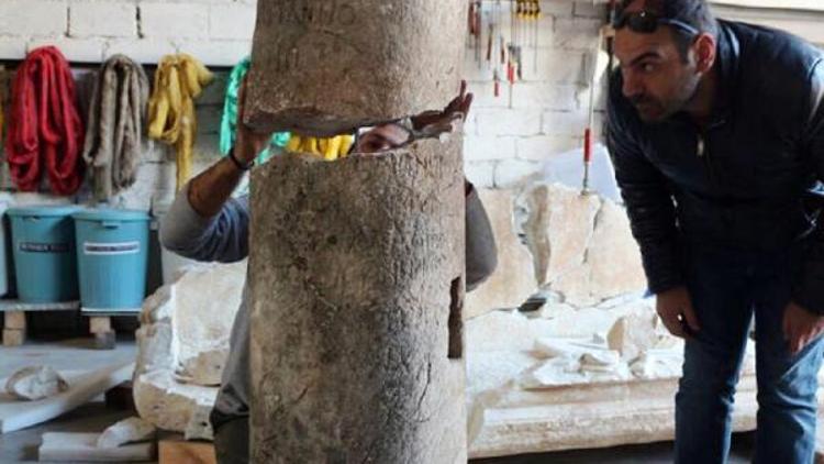 Termessosta bulunan 2 bin yıllık mil taşı yeni bir kentin habercisi
