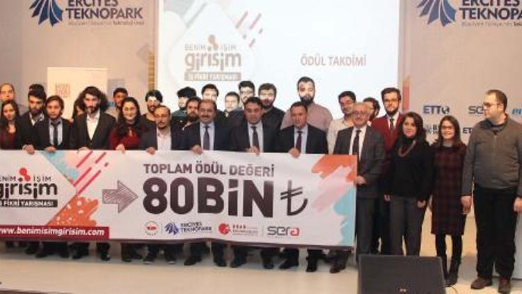 Erciyes Teknopark ve ORAN İşbirliğiyle 10 girişimciye 80 bin TLlik ödül