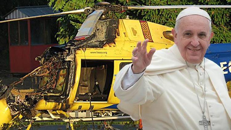 Papa ziyaret etti ülke karıştı: 2 kilise 3 helikopter yakıldı
